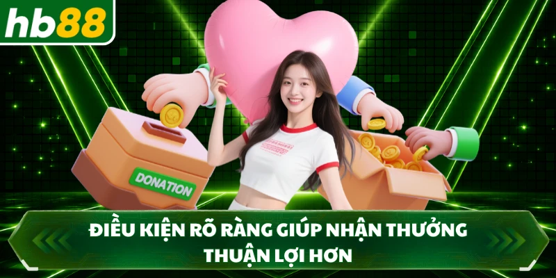 Điều kiện rõ ràng giúp nhận thưởng thuận lợi hơn